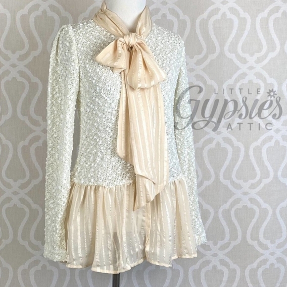 Classic Big Bow Peplum Tunic - Picture 5 of 6